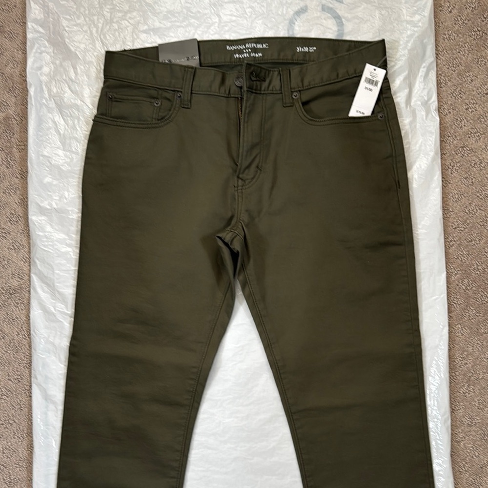 Banana Republic Men's Green Jeans 31x30